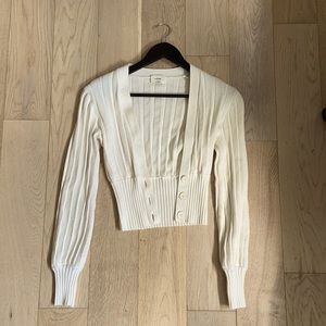 Aritzia wilfred plunge front Cardigan